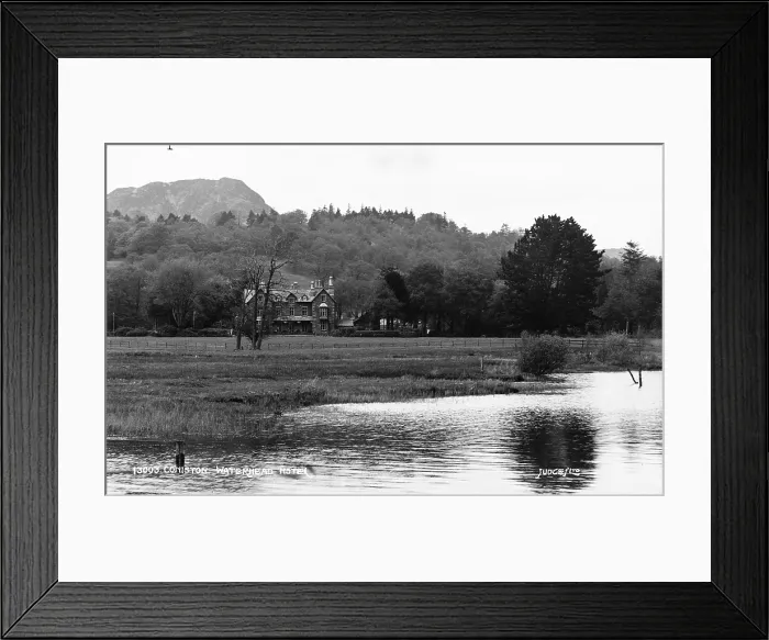 Framed Print : Coniston Waterhead Hotel Framed Print : Coniston Waterhead Hotel