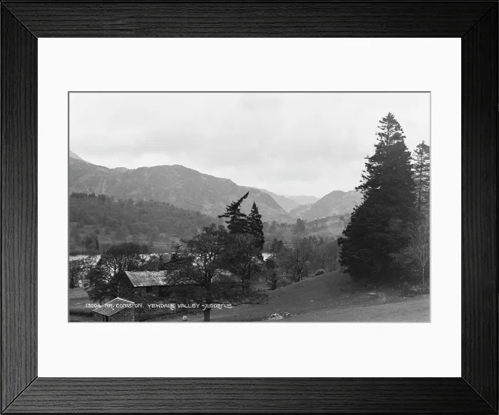 Framed Print : Scenic View of Yewdale Valley Framed Print : Scenic View of Yewdale Valley