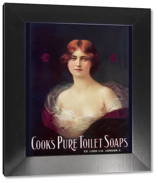 Poster advertising Cooks Pure Toilet Soaps