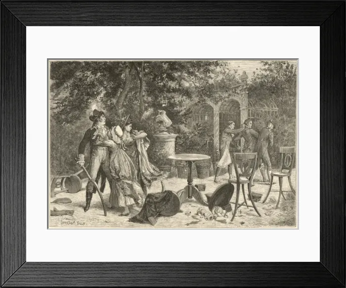 Framed Print : The aftermath of a dispute Framed Print : The aftermath of a dispute