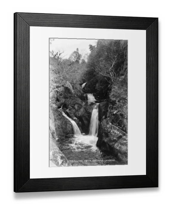 Framed Print : Pecca Twin Falls Framed Print : Pecca Twin Falls