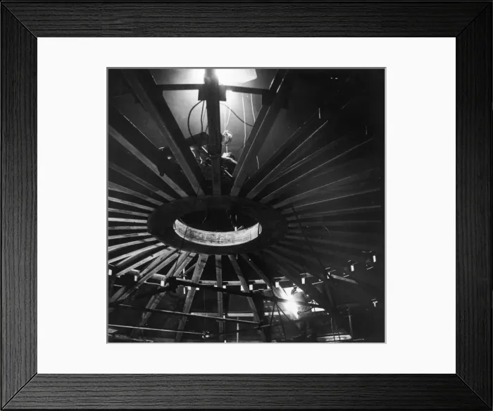 Framed Print : Seam welding under arc lighting Framed Print : Seam welding under arc lighting