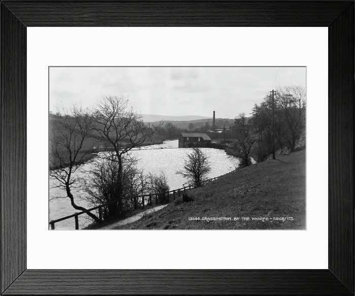 Framed Print : Grassington by the Wharfe Framed Print : Grassington by the Wharfe