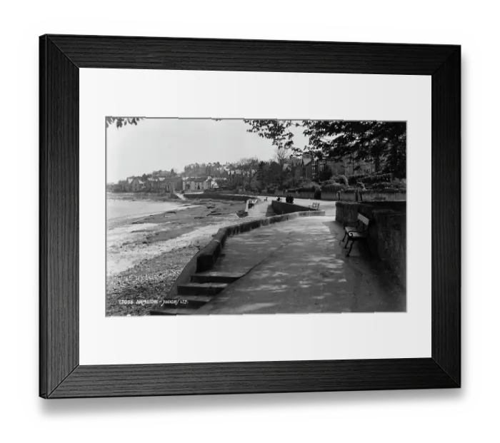 Framed Print : Scenic Waterfront Pathway