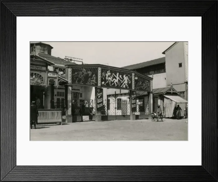 Framed Print : The front of the Prater Fair Ground, Vienna Framed Print : The front of the Prater Fair Ground, Vienna