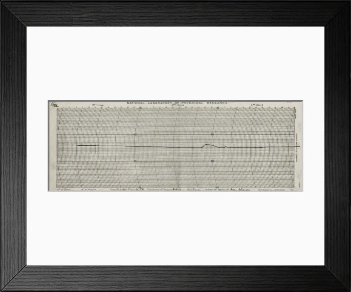 Framed Print : Thermograph chart