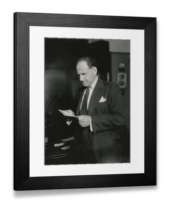 Framed Print : Czechoslovak vaudeville telepath Fred Marion Framed Print : Czechoslovak vaudeville telepath Fred Marion
