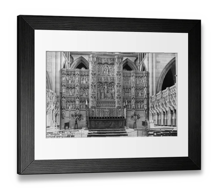 Framed Print : Interior of Truro Cathedral