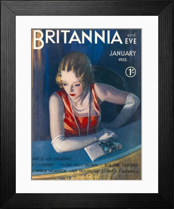 Framed Print : Britannia and Eve, January 1933 Framed Print : Britannia and Eve, January 1933