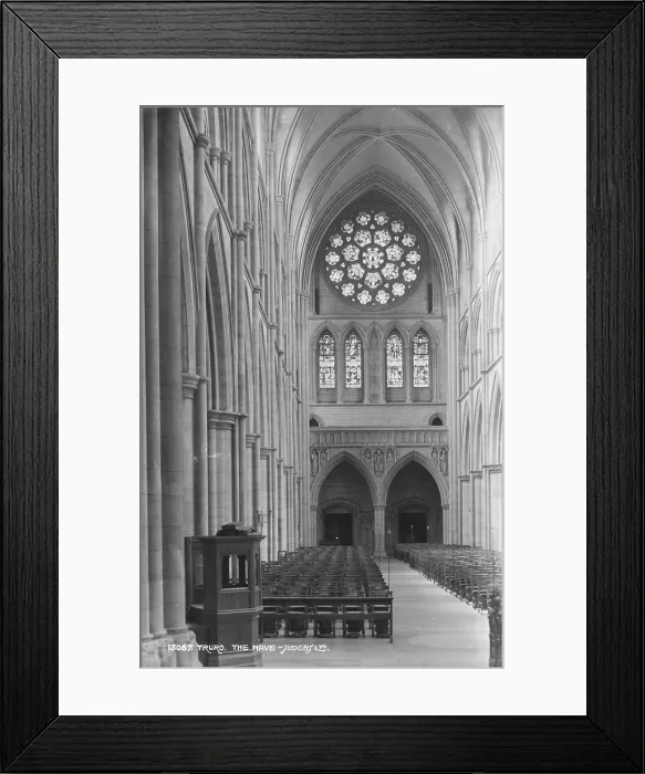 Framed Print : The Nave of Truro Cathedral