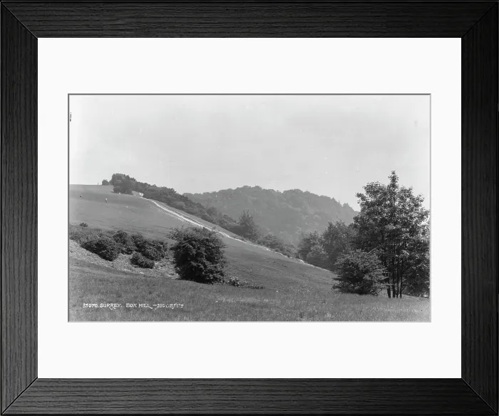 Framed Print : Scenic View of Box Hill Framed Print : Scenic View of Box Hill