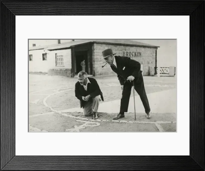 Framed Print : Harry Price and C. E. M. Joad on the Brocken Framed Print : Harry Price and C. E. M. Joad on the Brocken