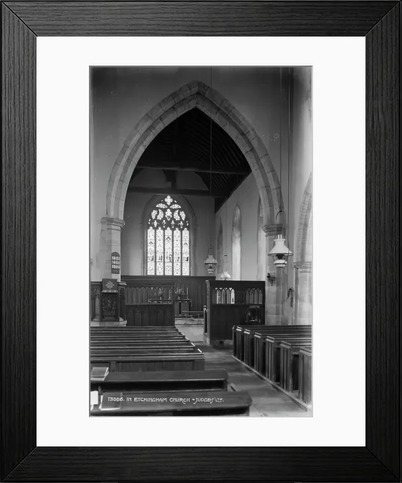 Framed Print : Interior of Etchingham Church Framed Print : Interior of Etchingham Church
