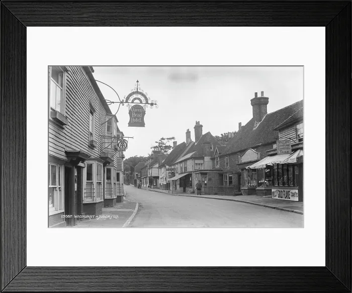 Framed Print : Wadhurst High Street in the Past Framed Print : Wadhurst High Street in the Past