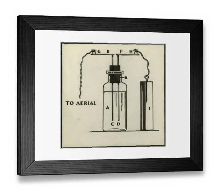 Framed Print : Diagram showing The Detector Framed Print : Diagram showing The Detector