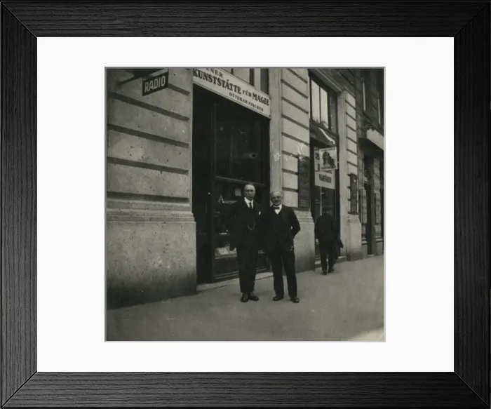 Framed Print : Harry Price and Ottokar Fischer