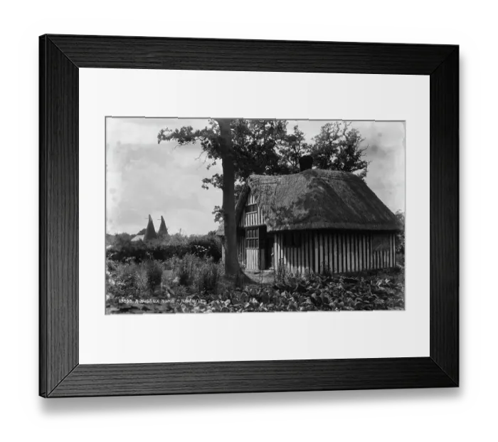Framed Print : A Sussex Home Framed Print : A Sussex Home