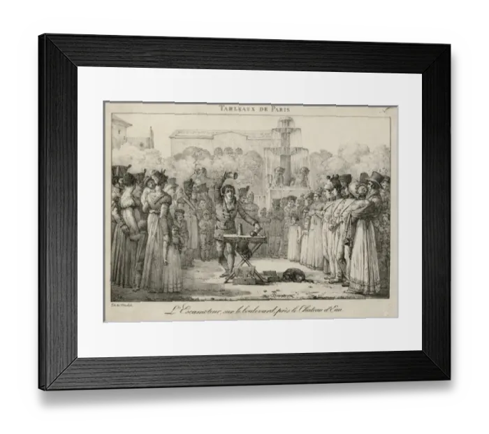 Framed Print : Magician performing the cup and balls trick Framed Print : Magician performing the cup and balls trick