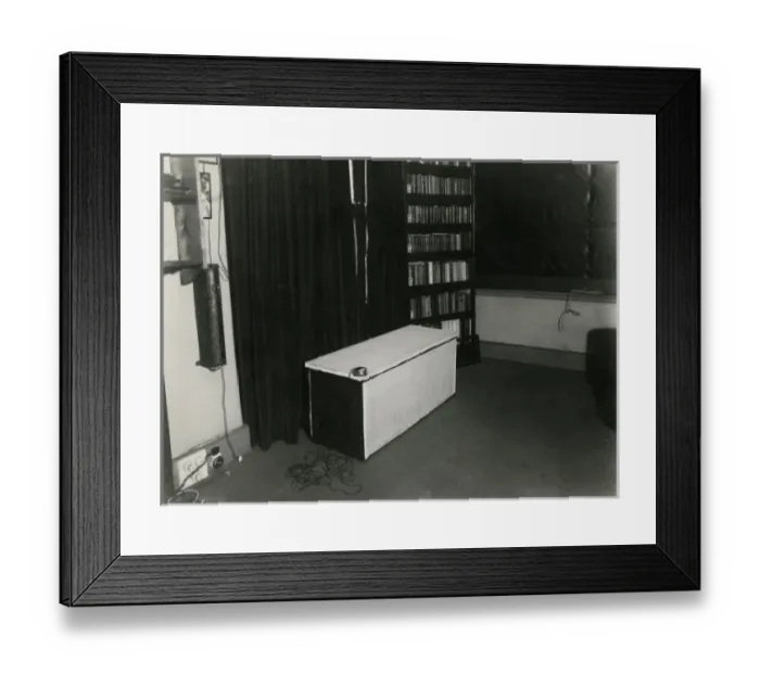 Framed Print : Undated automatic photograph of a handkerchief leaving a tab Framed Print : Undated automatic photograph of a handkerchief leaving a tab