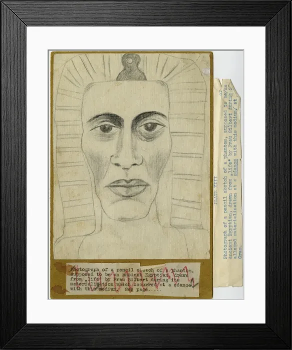 Framed Print : Pencil sketch of a phantom Egyptian Framed Print : Pencil sketch of a phantom Egyptian