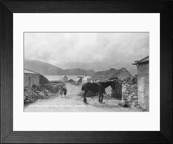Framed Print : Children and Horse on Achill Island Framed Print : Children and Horse on Achill Island