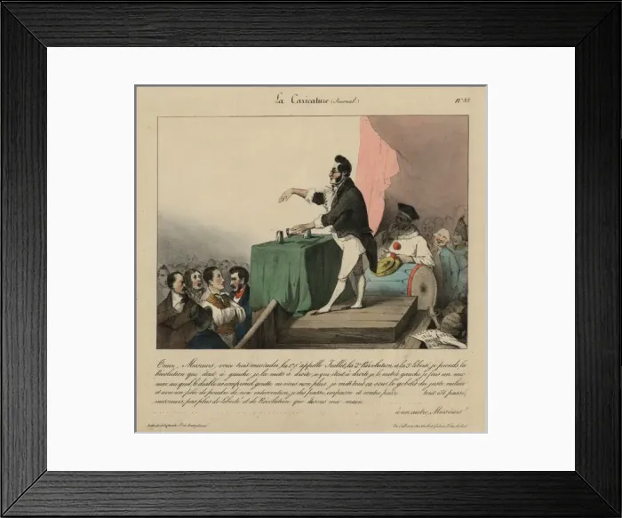 Framed Print : Conjuror entertains a crowd Framed Print : Conjuror entertains a crowd