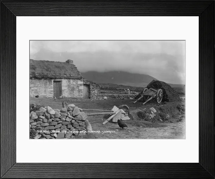 Framed Print : Achill Island, Keel - Clouds on Slievemore Framed Print : Achill Island, Keel - Clouds on Slievemore