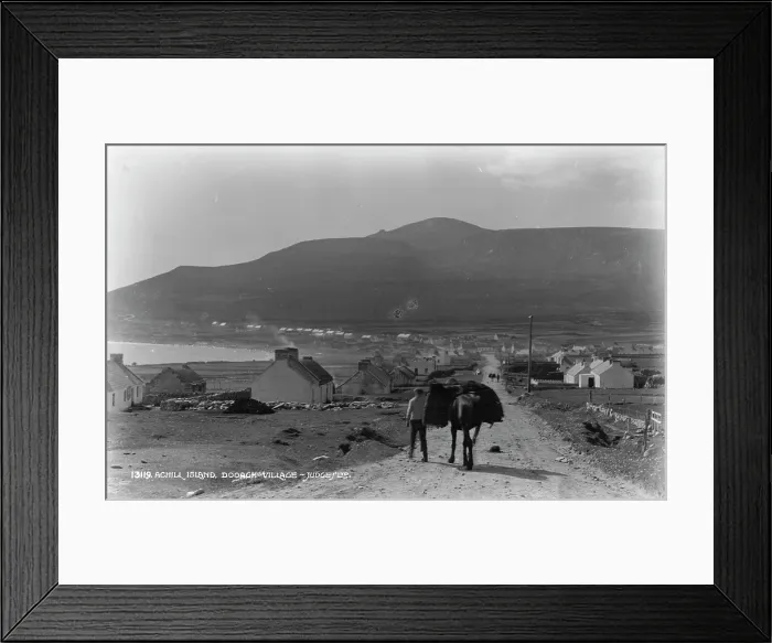 Framed Print : Dooagh Village on Achill Island Framed Print : Dooagh Village on Achill Island