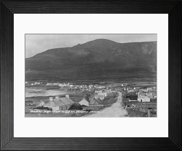 Framed Print : Dooagh Village on Achill Island Framed Print : Dooagh Village on Achill Island