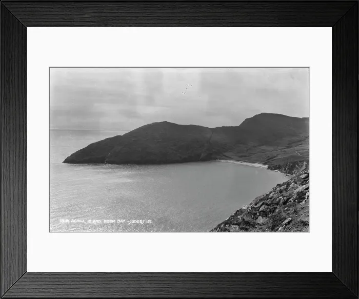 Framed Print : Scenic View of Keem Bay, Achill Island Framed Print : Scenic View of Keem Bay, Achill Island
