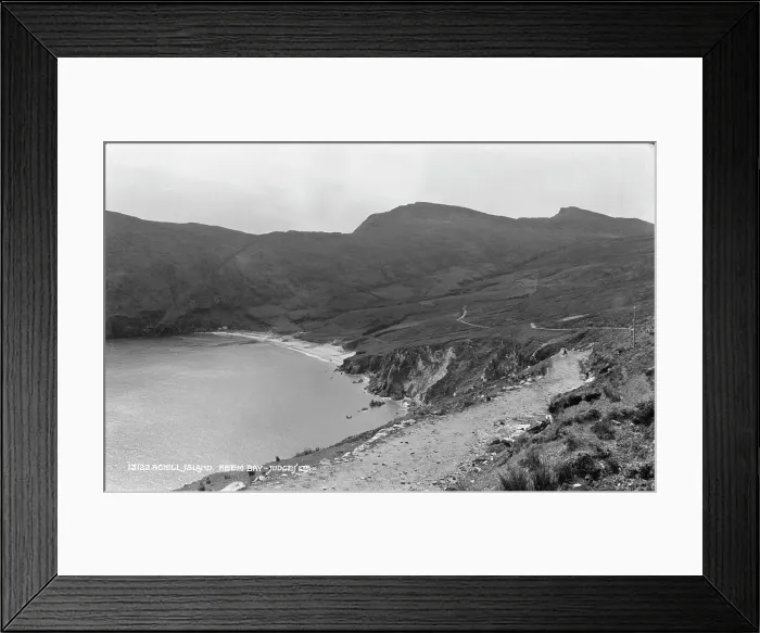 Framed Print : Scenic View of Keem Bay Framed Print : Scenic View of Keem Bay