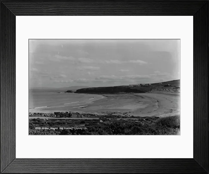 Framed Print : Scenic View of Achill Island, Old Dugort Framed Print : Scenic View of Achill Island, Old Dugort