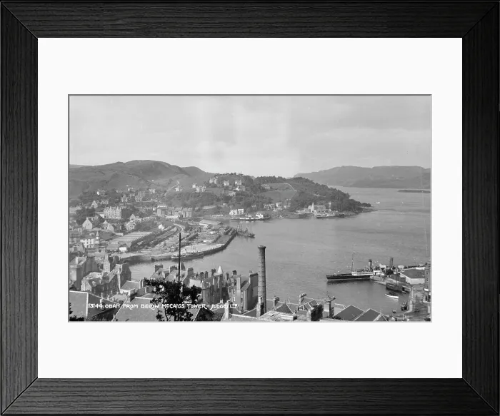 Framed Print : View of Oban from McCaig's Tower Framed Print : View of Oban from McCaig's Tower