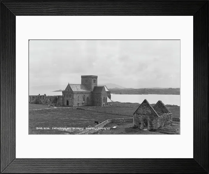 Framed Print : Iona Cathedral and St. Oran's Chapel Framed Print : Iona Cathedral and St. Oran's Chapel