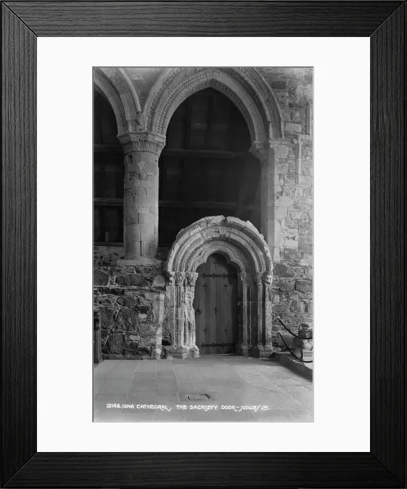 Framed Print : The Sacristy Door of Iona Cathedral Framed Print : The Sacristy Door of Iona Cathedral