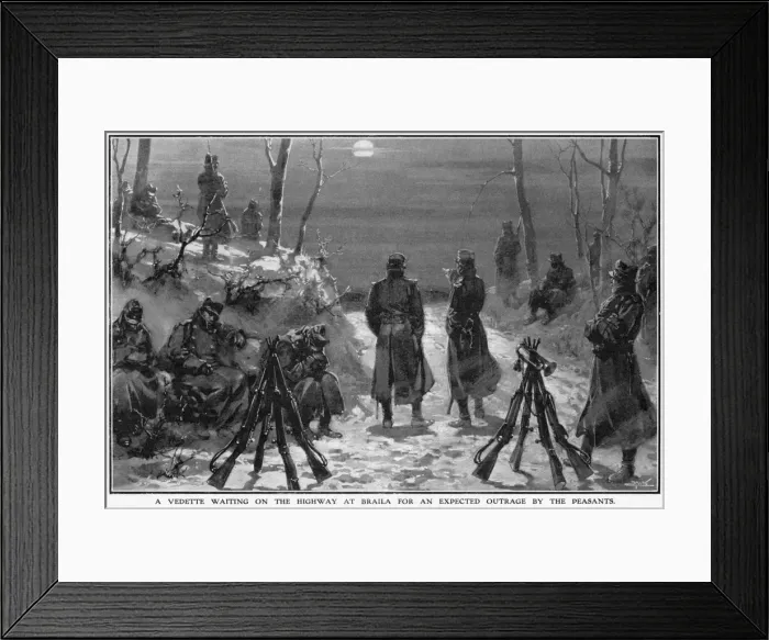 Framed Print : Romanian peasants revolt Framed Print : Romanian peasants revolt