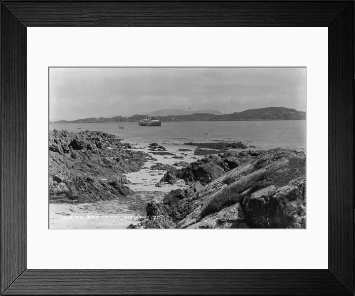 Framed Print : Iona Sound and Mull Hills Framed Print : Iona Sound and Mull Hills
