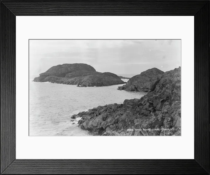 Framed Print : Ionas Rocky Coast Framed Print : Ionas Rocky Coast