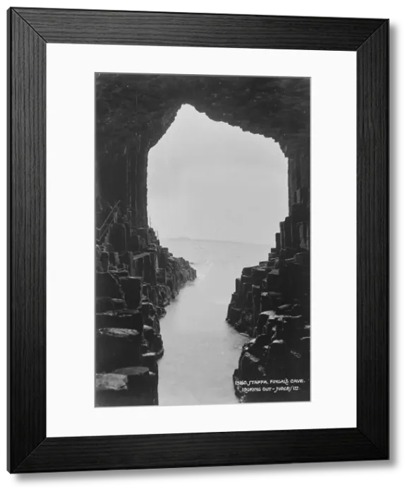 Framed Print : Fingal's Cave, Looking Out