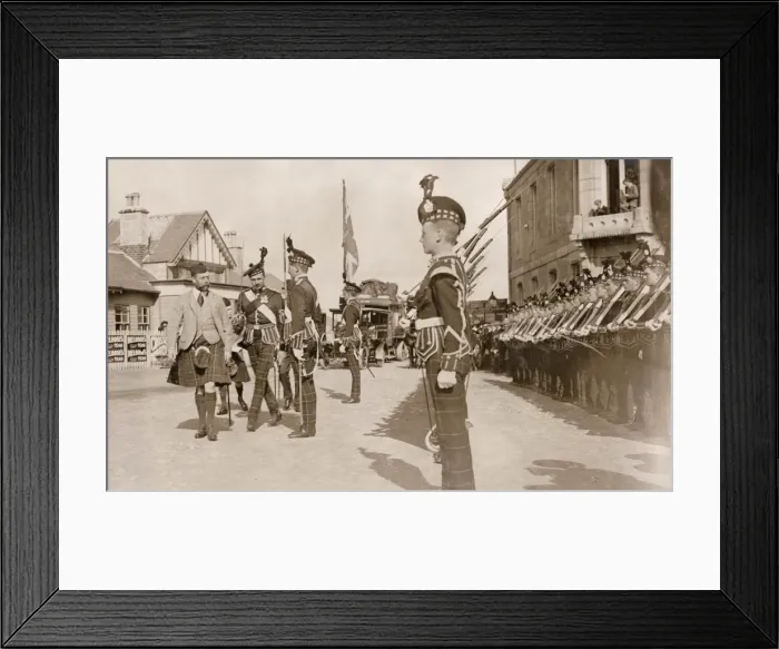 Framed Print : Prince of Wales (George V) at Ballater, Scotland Framed Print : Prince of Wales (George V) at Ballater, Scotland