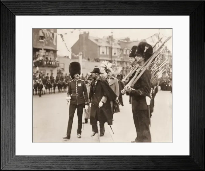 Framed Print : Prince of Wales (George V) at Dover Framed Print : Prince of Wales (George V) at Dover