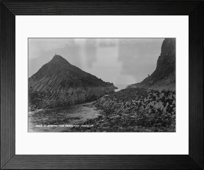 Framed Print : At Staffa, The Herdsman Framed Print : At Staffa, The Herdsman