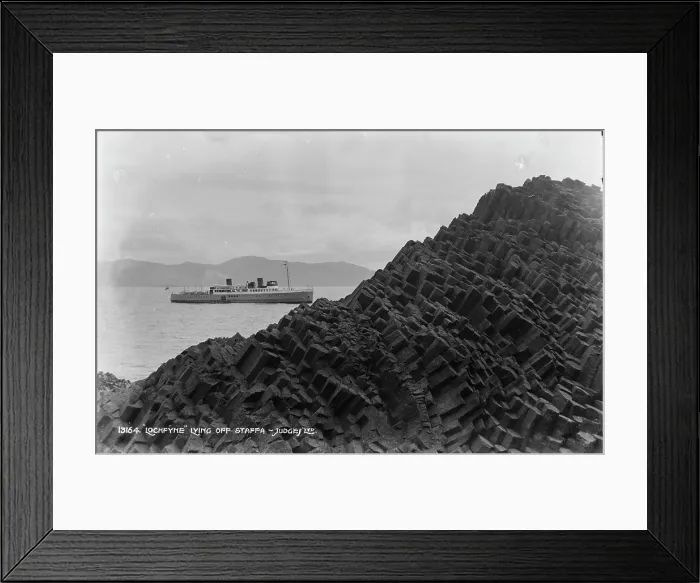 Framed Print : Lochfyne Lying Off Staffa Framed Print : Lochfyne Lying Off Staffa