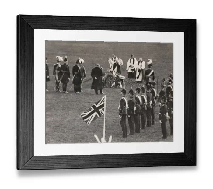 Framed Print : Regimental ceremony, blessing the flags Framed Print : Regimental ceremony, blessing the flags