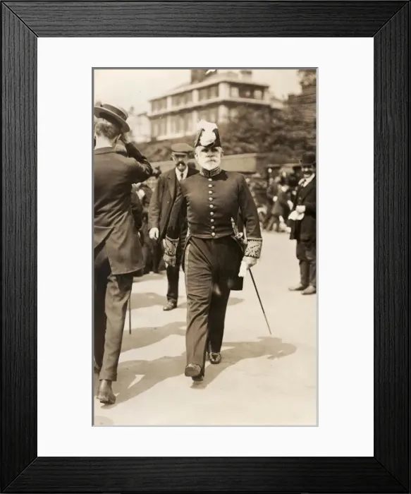 Framed Print : John Burns at Royal Levee, St Jamess Palace Framed Print : John Burns at Royal Levee, St Jamess Palace