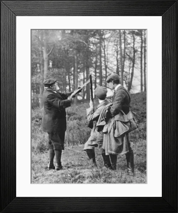 Framed Print : Edward VII shooting at Windsor Framed Print : Edward VII shooting at Windsor