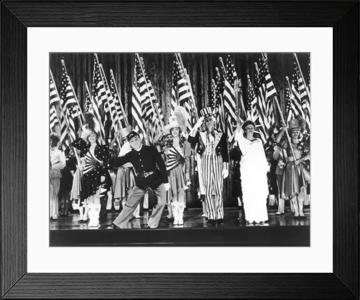 Framed Print : Patriotic American Stage Show Framed Print : Patriotic American Stage Show
