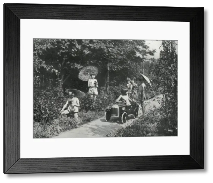 Framed Print : Children at Queen Marys Hospital, Carshalton, Surrey Framed Print : Children at Queen Marys Hospital, Carshalton, Surrey