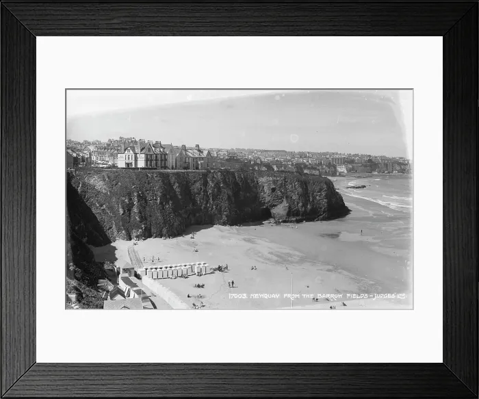 Framed Print : Newquay from the Barrow Fields Framed Print : Newquay from the Barrow Fields