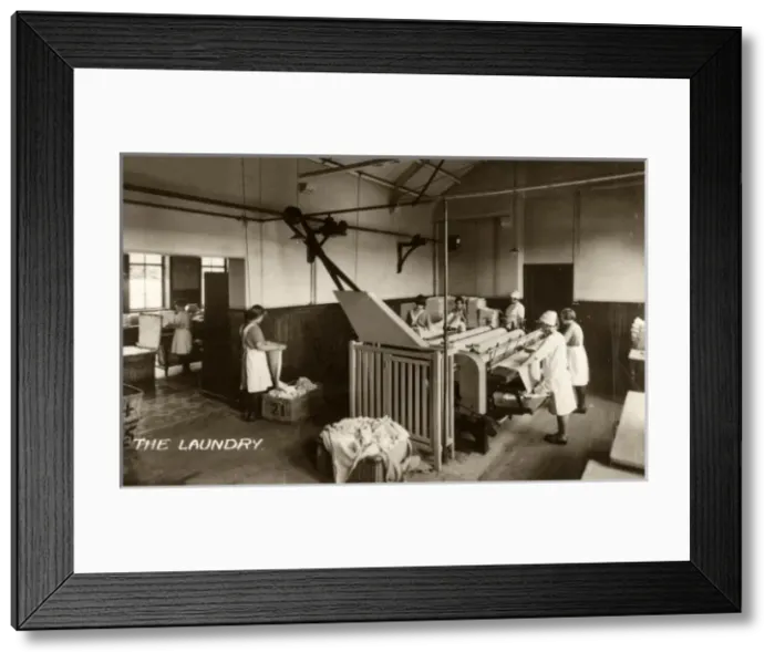 Framed Print : Laundry at Orphan Homes of Scotland, Bridge of Weir Framed Print : Laundry at Orphan Homes of Scotland, Bridge of Weir